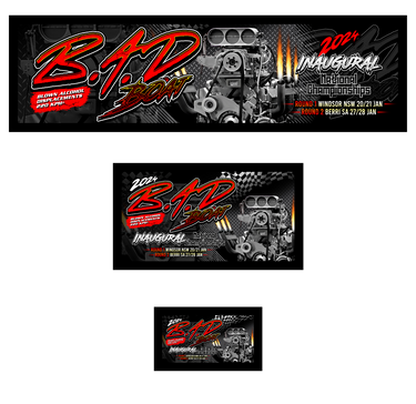 B.A.D Boat 2024 Event Bar Runner